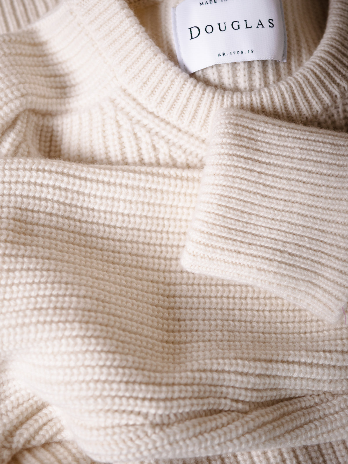 RIBBED SWEATER&lt;br&gt;CREAM