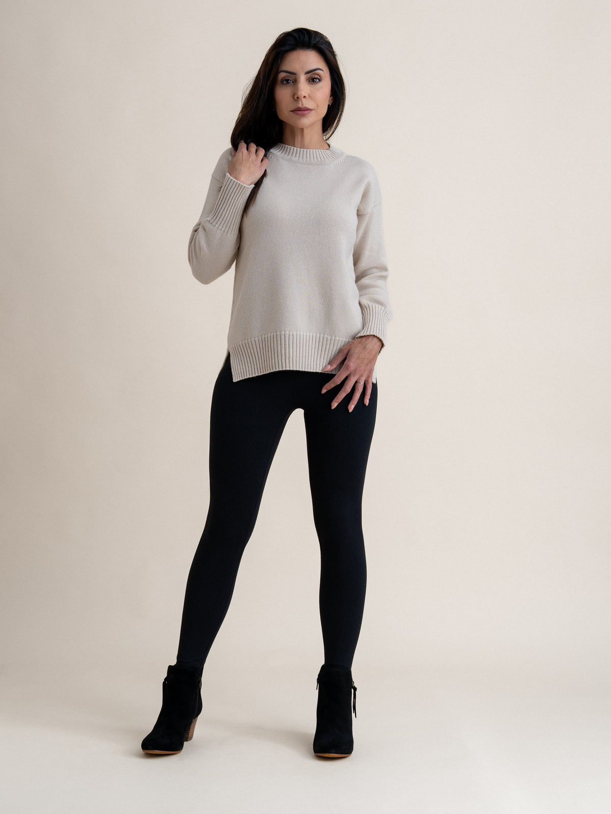 CREWNECK A-LINE&lt;br&gt;SHORE