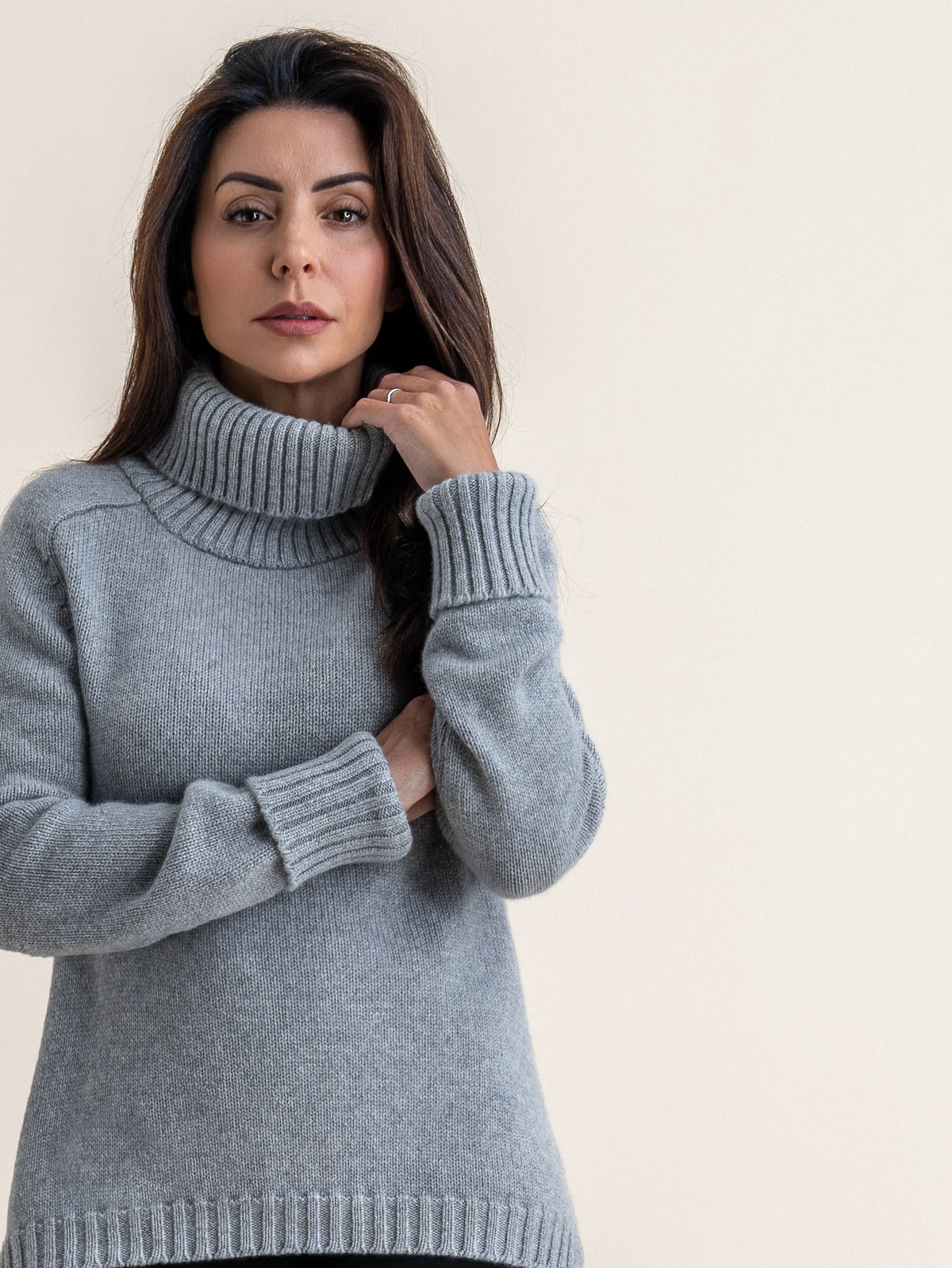 ROLL NECK&lt;br&gt;GREY