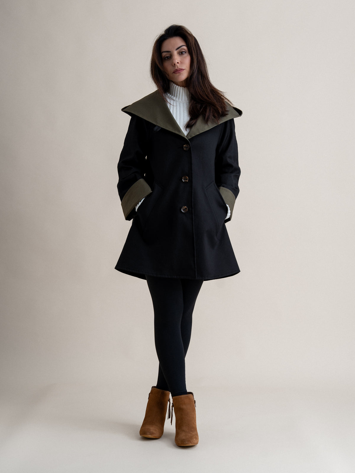 THE DUSTER MAC&lt;br&gt; BLACK | OLIVE