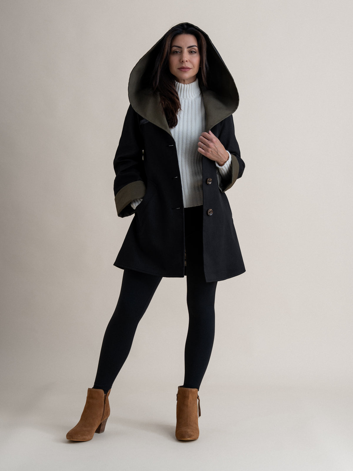 THE DUSTER MAC&lt;br&gt; BLACK | OLIVE