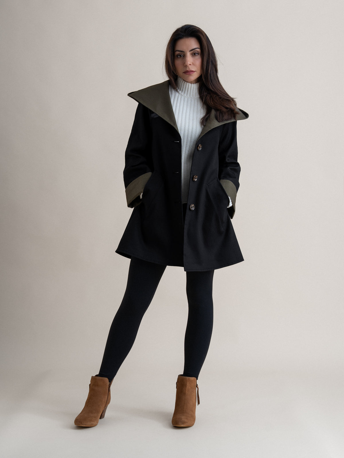 THE DUSTER MAC&lt;br&gt; BLACK | OLIVE