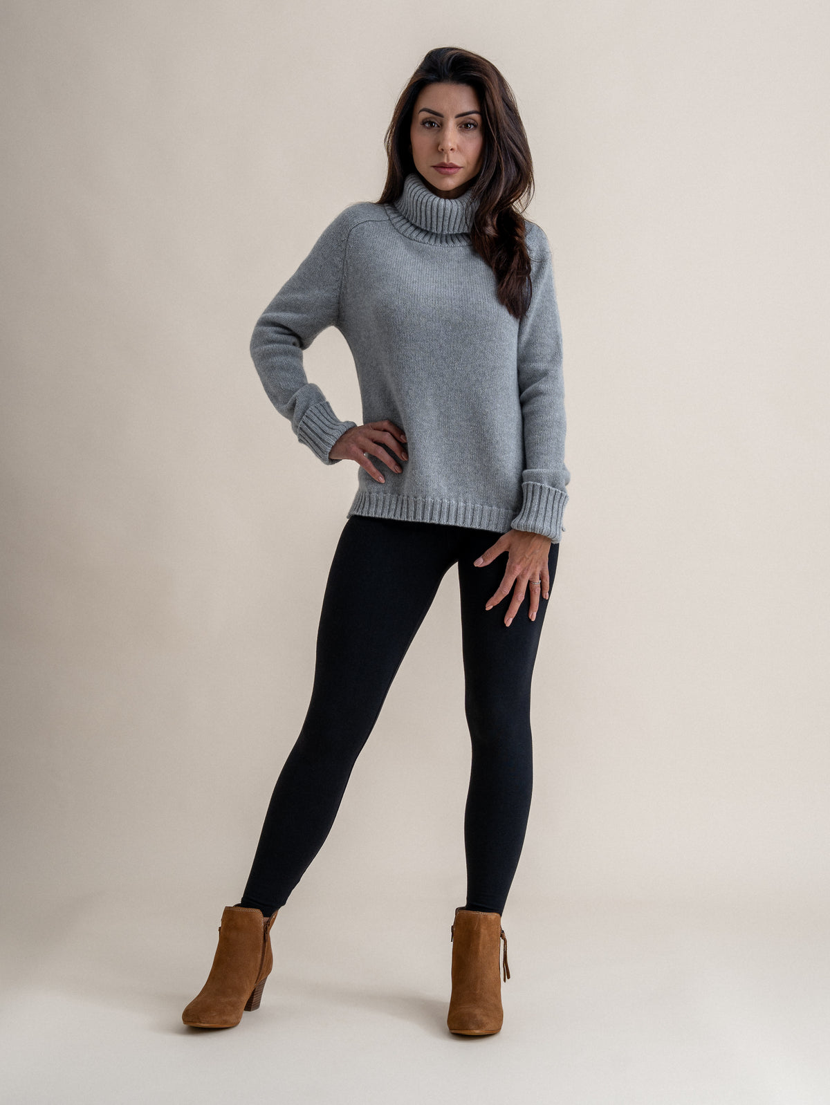 ROLL NECK&lt;br&gt;GREY