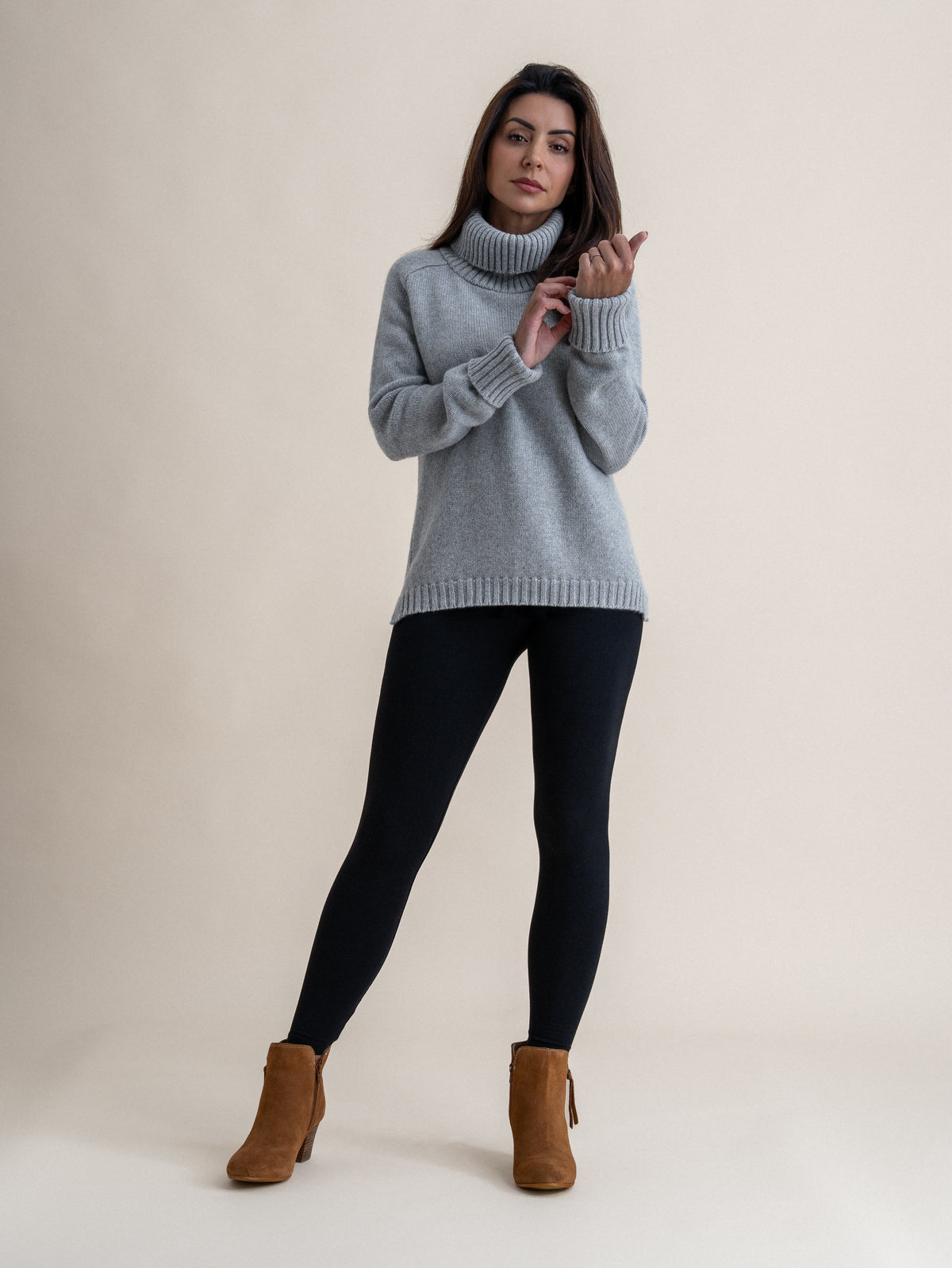 ROLL NECK&lt;br&gt;GREY