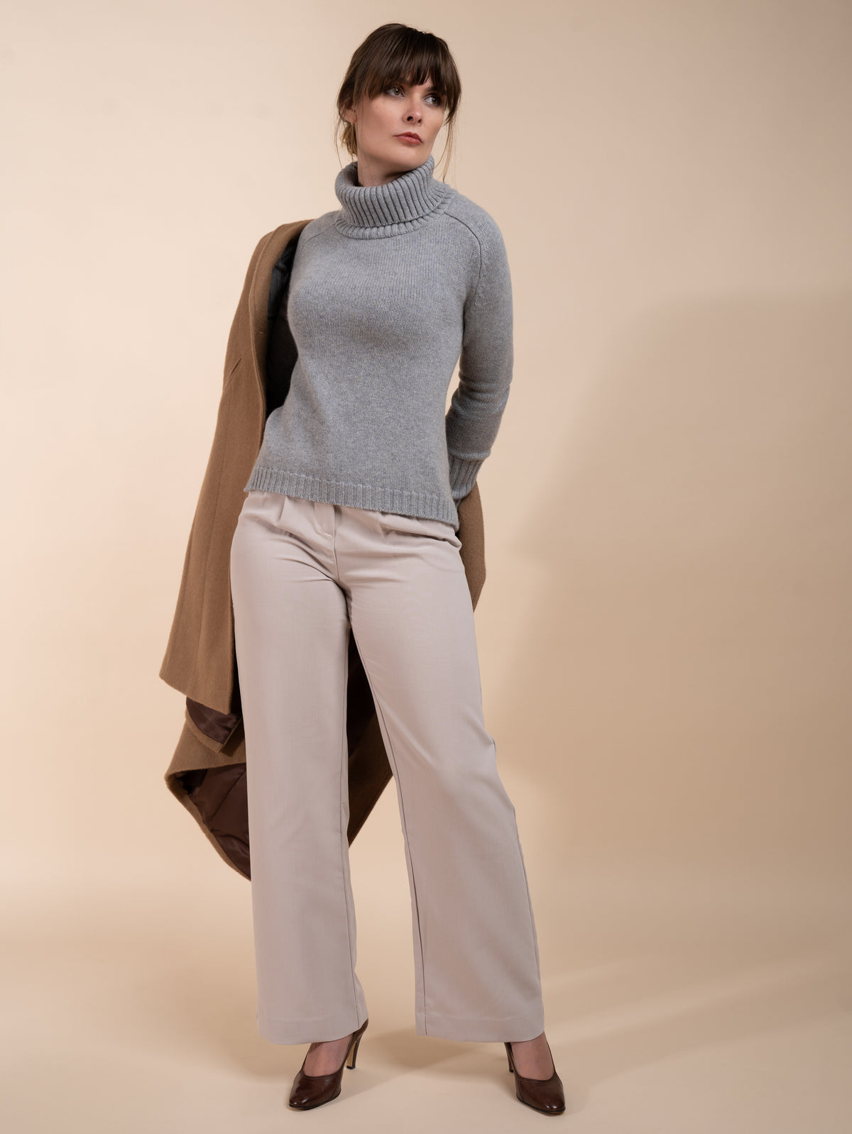 THE ROLL NECK&lt;br&gt;GREY