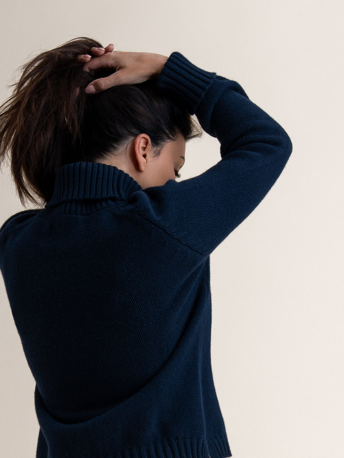 ROLL NECK&lt;br&gt;NAVY