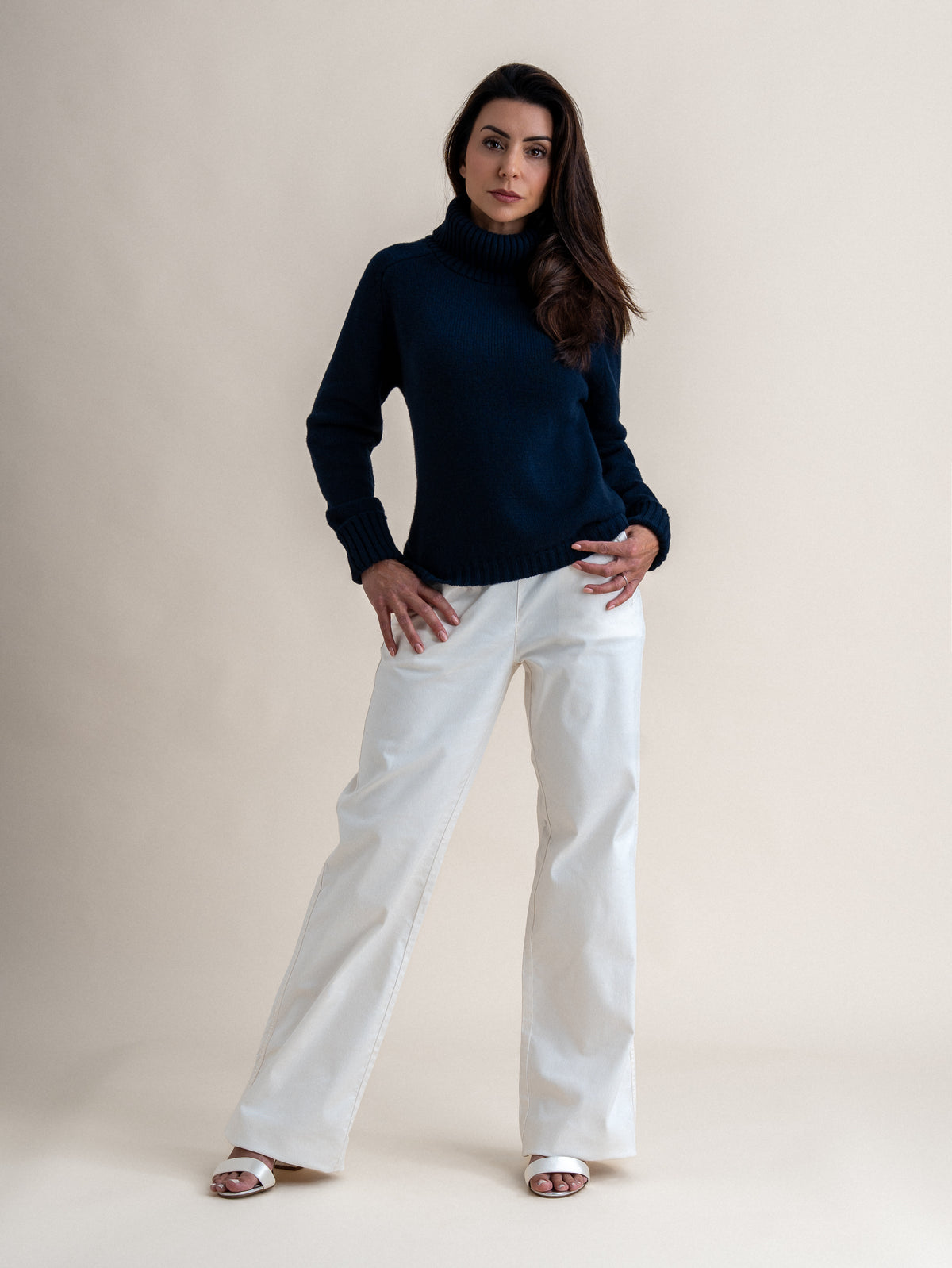 ROLL NECK&lt;br&gt;NAVY