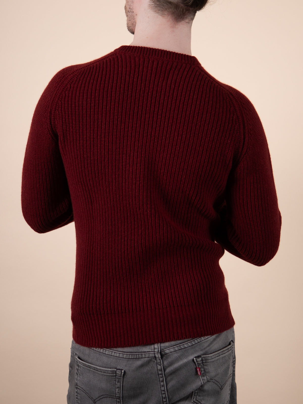 RIBBED SWEATER&lt;br&gt;RUSSET