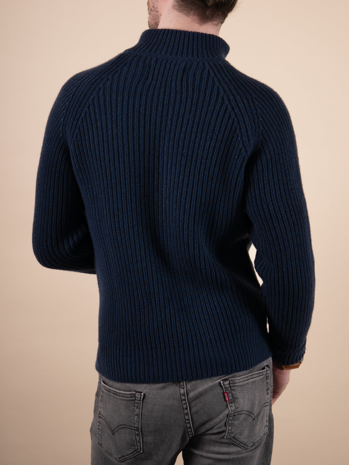 FULL ZIP CARDIGAN&lt;br&gt;FRENCH NAVY