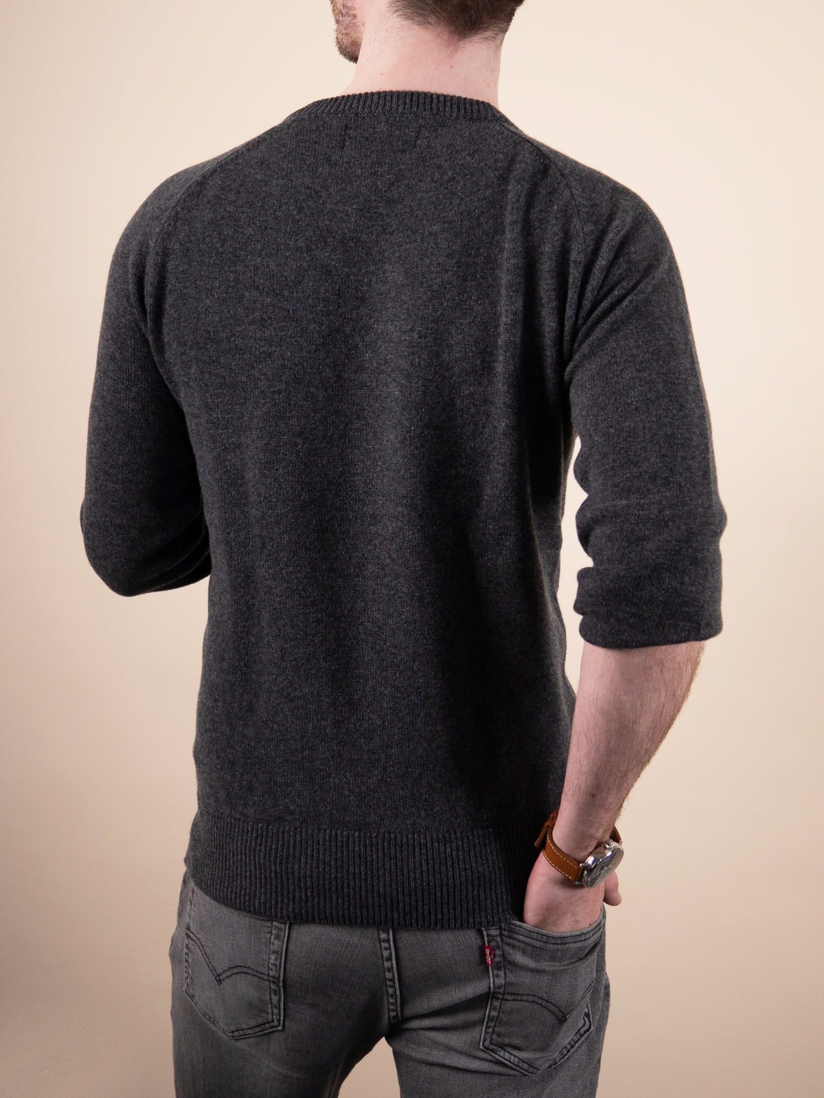 CREW NECK&lt;br&gt;CHARCOAL