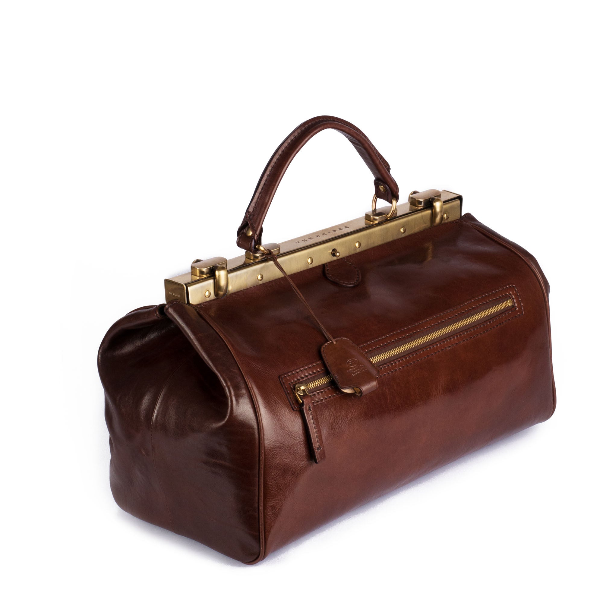 The Bridge Bags Leather Gladstone Bag at Douglas Attire