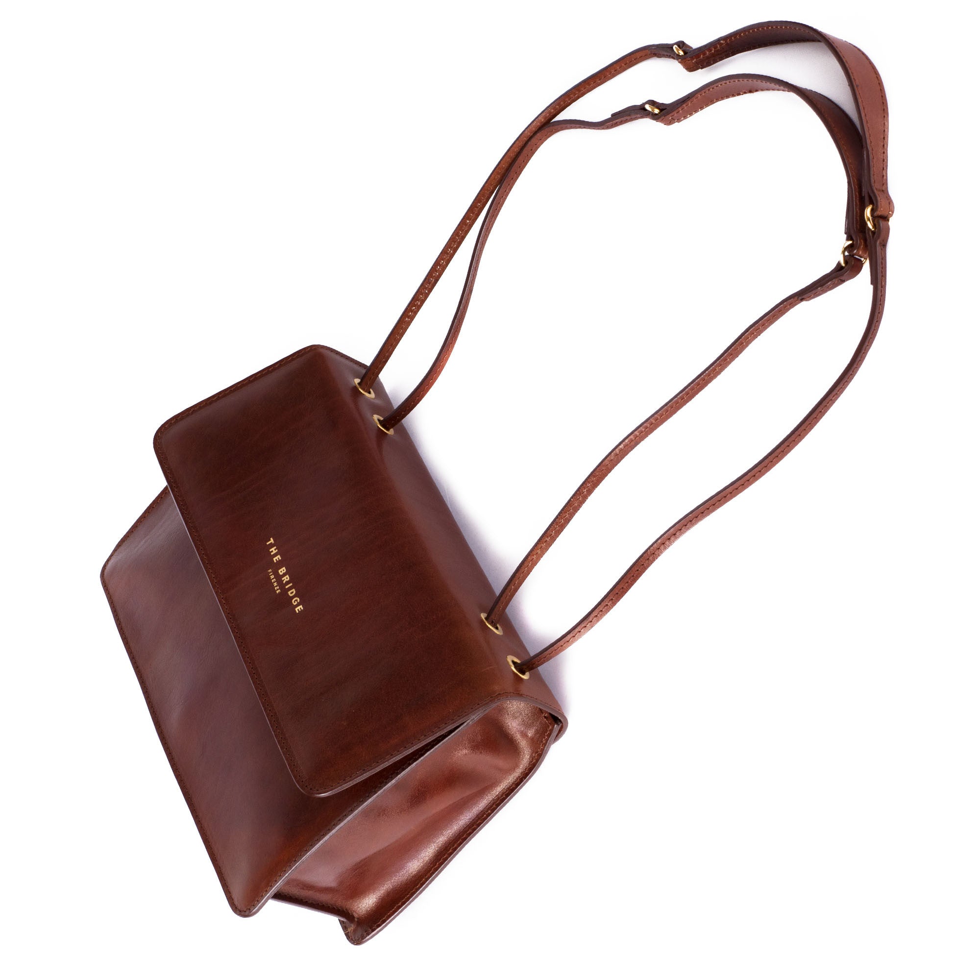 The Bridge Bags Leather Shoulder Tote at Douglas Attire