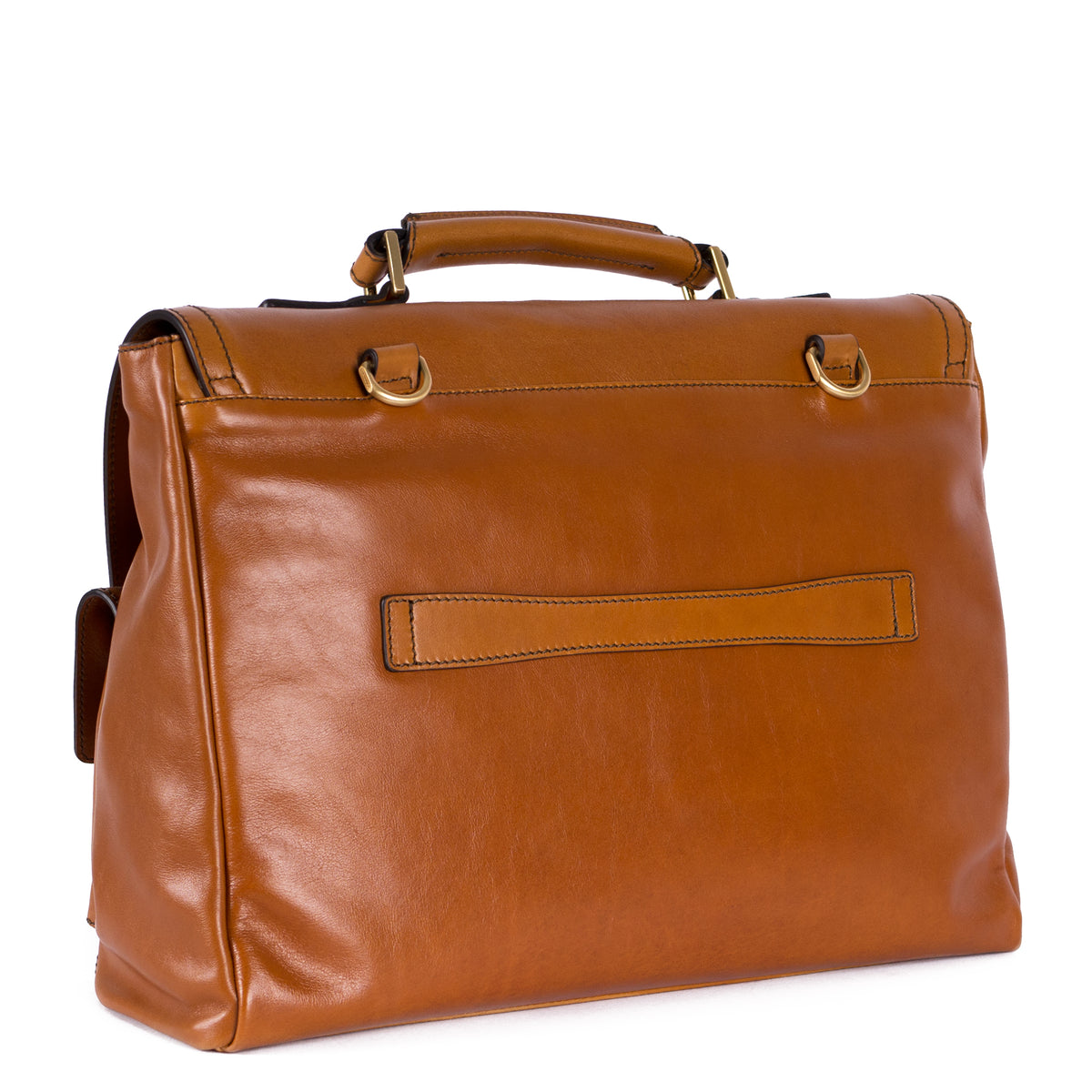 Slouch Briefcase Tan