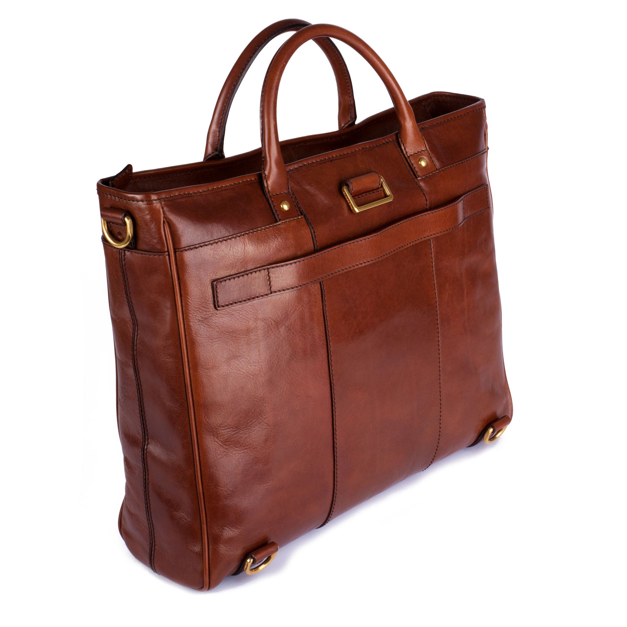 Leather work bag on sale